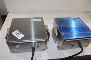 (2) NEW STAINLESS ELECTRICAL POWER SUPPLY