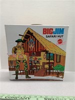 Big Jim Safari Hut with accessories and action