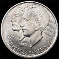 1935-D Arkansas Half Dollar GEM BU