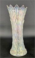 Tree Trunk midsize 12" vase - white