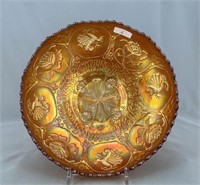 Dragon Lotus IC shaped bowl - marigold