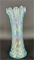 Tree Trunk midsize 12 1/2" vase - ice blue