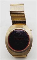 (U) Unitrex LED Goldtone Wrist Watch