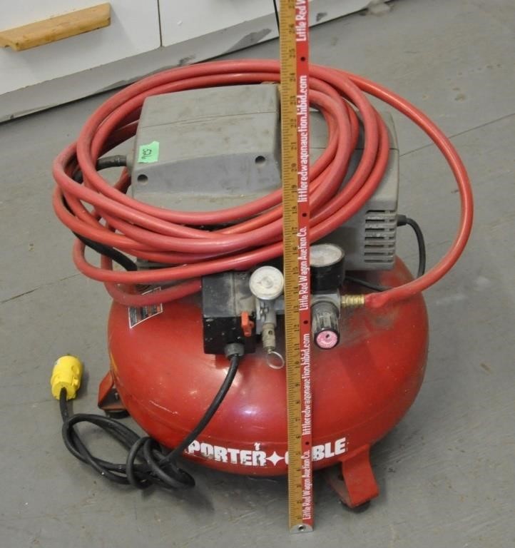 Porter Cable air compressor, tested