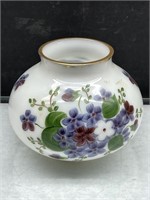 Consolidated Hand Painted Vase -Violets