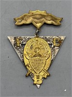 Antique Knights of Pythias pin