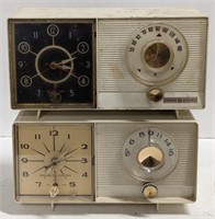 General Electric Tube Radio Alarm Clocks Model