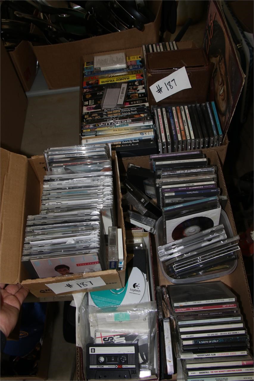 CDs and DVDs