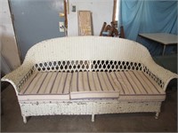 VINTAGE WICKER COUCH