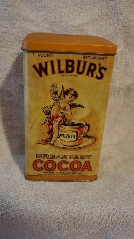 Vintage Wilburs Cocoa Tin