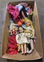 (LM) Vintage Doll clothing and Dolls .
