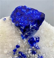 102 GM Royal Blue Lazurite Crystal On Matrix