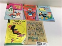 Lot of 5 Vintage Comic Books-4 GOLD KEY