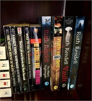 9 Books by Ruth Rendell (back room)
