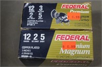 (2) BOXES FEDERAL TURKEY SHELLS 12GA/3"/5SHOT AND