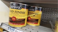 Minwax Stain - Dark Walnut  lot of 2 Cans QT