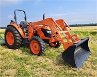 2014 Kubota M7040 FWA Tractor 543 +/- hours with