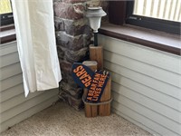 Chicago Bears Solar Light Display