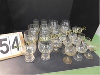 Assorted Clear Glasses