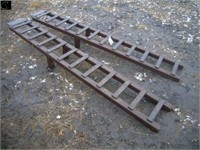 2 - 8' x 13" steel loading ramps