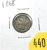 1868 3-cent nickel