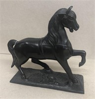 Iron horse statue