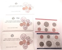 3 - 1989 Uncirculated P&D coin sets