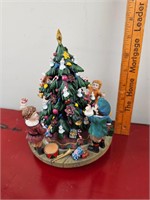 Christmas Tree Carousel Music Box