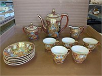 Oriental Tea Set - Coffee / Tea Server, Cream,