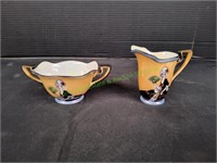 Noritake M Victorian Cream & Sugar Bowl Set