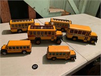 LOT: Buddy L Yellow School Busses