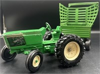 Vintage Oliver ERTL Tractor w Trailer