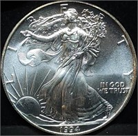 1994 1oz Silver Eagle Gem BU Better Date