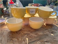 vintage max schonfeld yellow cups