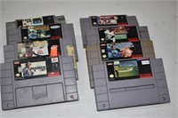 8 Vintage Nintendo NES Video Games. Not Tested