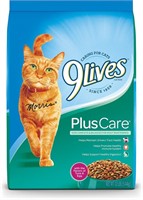 (LOT OF 2) 9Lives Plus Care Cat Food, 12LB Bag