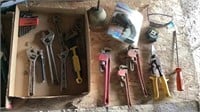 Pliers, Pipe Wrenches, Side Cutters, etc