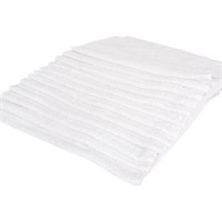 12x Bar Towels, 16x19" Cotton Ribbed Terry