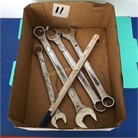 large Combination wrenches and Hack saw blades