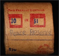 High Value! - Covered End Roll - Marked " Peace Re