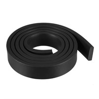 uxcell Solid Rectangle Rubber Seal Strip 20mm Wide