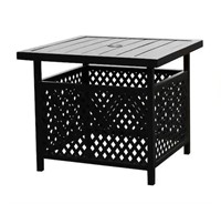 Patio Festival Square Metal Outdoor Coffee Table