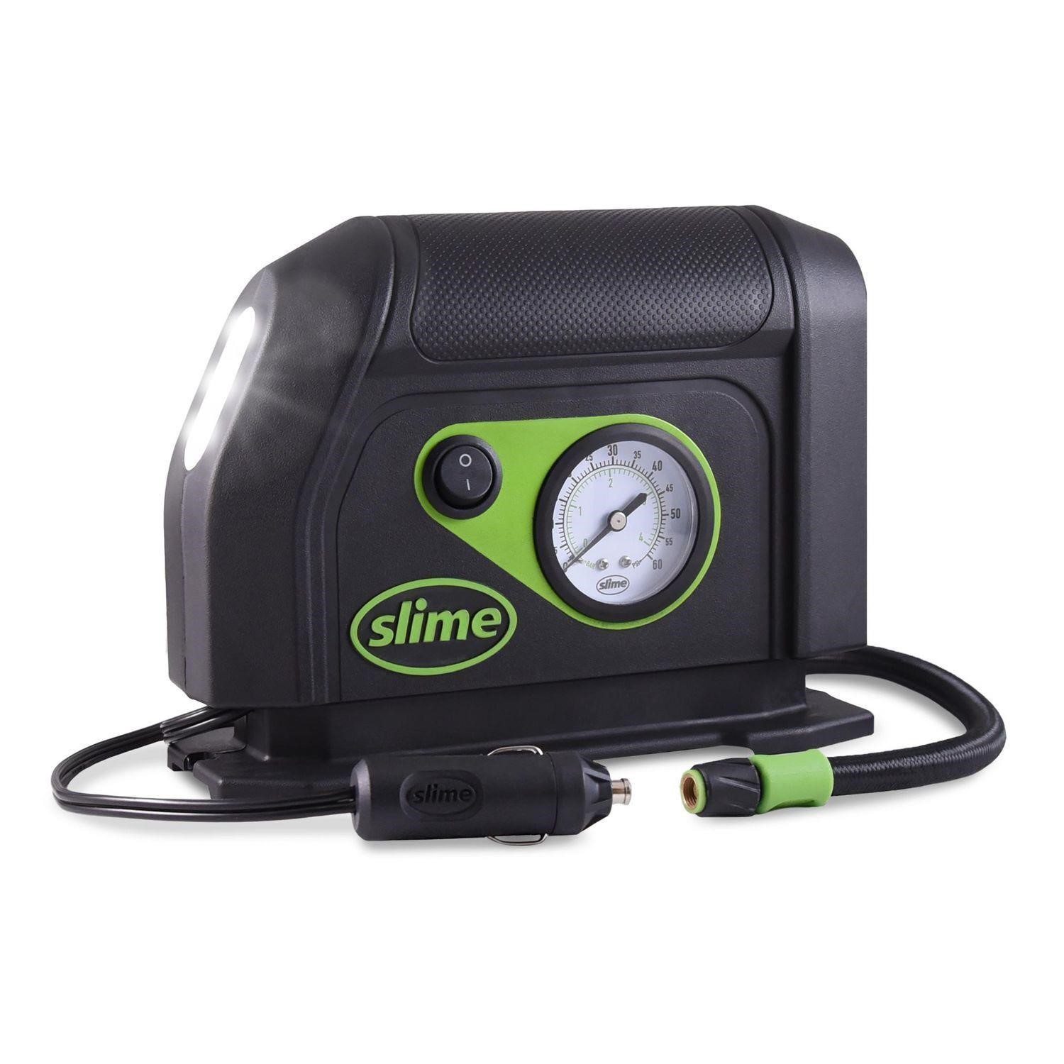 Slime 12V Tire Inflator with LED Light,