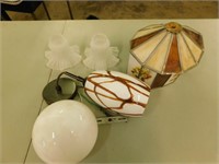 Glass Light Shades / Globes -Various Sizes