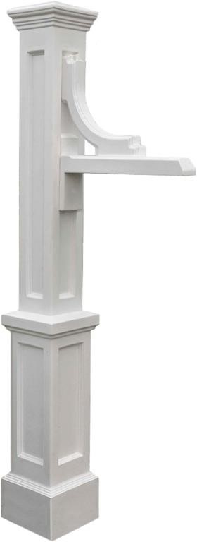Mayne Woodhaven Address Sign Post - White - Includ