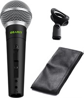 NEW $48 Stage Microphone w/Mic Clip & Zipper Bag