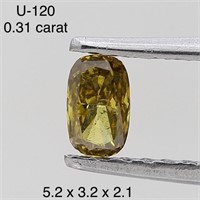 $450  Rare Fancy Natural Color Diamond(0.31ct)