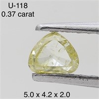$550  Rare Fancy Natural Color Diamond(0.37ct)