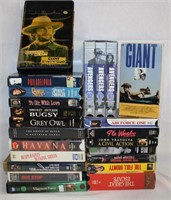 VHS tapes To Sir with Love, The Great Escape,