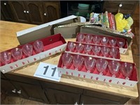 Crystal Wine Glasses (4) Boxes